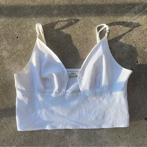 Abercrombie Slim Hardware Cutout Top L Large White